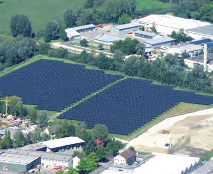 Hundertjauchert Seit Ende 2010 ist am Ortsrand von Radolfzell auf einer ehemaligen Deponiefläche der Fa. Allweiler ein weiterer Solarpark mit 1,1 MW am Netz.