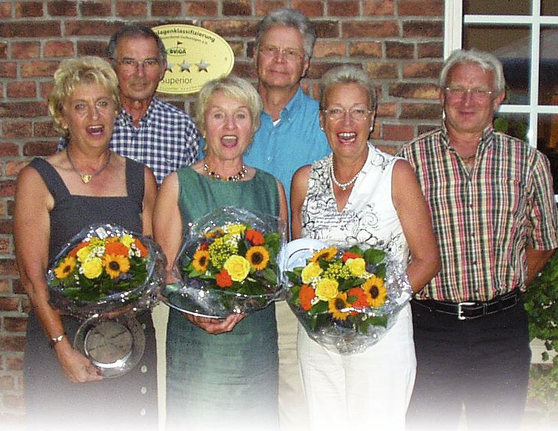 Senioren-Clubmeisterschaften 2007 mit Sommerfest C lubmeister bei den Senioren wurden: Bei den Herren Reinhard Hürdler bei den Damen Astrid Jansen Herzlichen Glückwunsch!