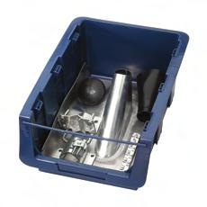 Mast-Montageset NG 01 Mast-Montageset in einer praktischen blauen Gratis-Kunststoffbox, stapelfähig.