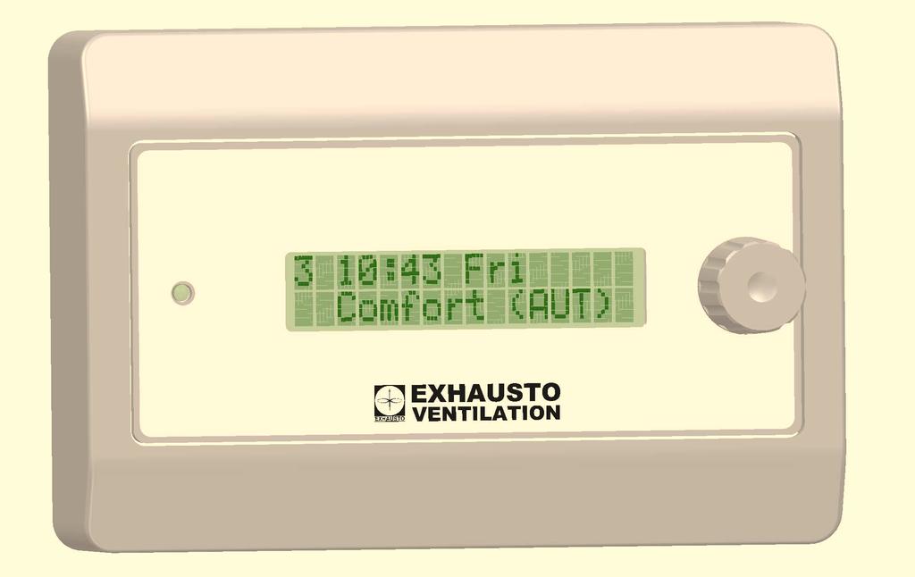 Inbetriebnahme und Bedienung 5.6 Display-Panel 5.6.1 DISPLAY-Einheit - QUICKGUIDE für VEX100 Serie Leuchtdiode Display Bedienknopf Bedienknopf Durch Drehen des Knopfes wird zwischen den Menüs im Display gewechselt.