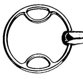 Zwei kleine Ringe außenliegend Ein kleiner Ring innenliegend Ein kleiner Ring außenliegend Zwei kleine Ringe innenliegend IV.