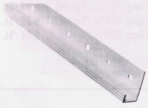 146 Wärmedämm- Anfangsschiene Anfangsschiene mit U-Aufkantung aus Hart-PVC als unterer Anschluss im Sockelbereich und zur Aufnahme der ersten Dämmplattenreihe Länge LE EAN Art.Nr. 2,50 m 20 St.