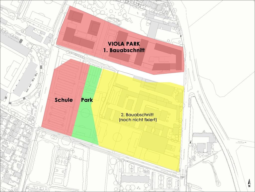 Folie 19 Viola Park - Planstand Geplante Nutzungen: 279 Wohnungen Nahversorger