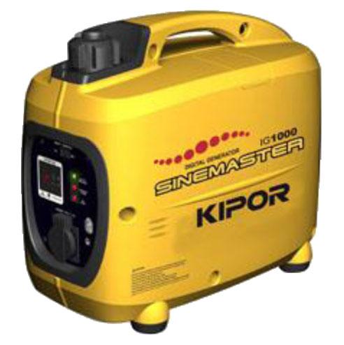KIPOR GENERATOR IG 1000 (INVERTER) GENERATOR TYP: INVERTER 900 Watt 1000 Watt 1x230 V, 1x12 V /1 Zylinder Volt