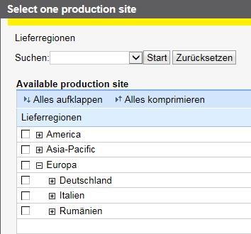 LIEFERREGIONEN Klicken Sie auf Hinzufügen um eine Lieferregion zu wählen Wählen Sie alle Orte, die Sie beliefern wollen aus, indem Sie