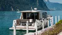 Mit dem Ponton Boot Harris Cruiser 200 CX können Sie sogar selbst als Kapitän den See erkunden kein Bootsführerschein