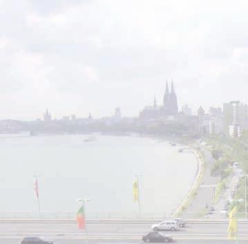 2. Rhein und Freiraum Rhein als urbane Bühne der Stadt Köln fördern Konturen der Freiräume (Rhein, Grüngürtel) herausarbeiten Grün in zusammenhängenden großzügigen Strukturen sichern Großstädtische