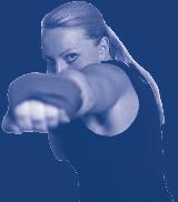 46 Kondition und Fitness Fitness-Kickboxen & MMA Selbstverteidigung (Ving Tsun-System) In diesem Workshop lernen Sie die Grundlagen des Kickboxens kennen und verbessern Ihre Fitness, Kraft und