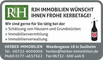 Tel. 0 67 32-6 10 11 Fax 42 01 Weiterhin in Saulheim!