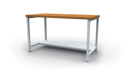 Werkbänke und Arbeitsplatzlinie Reihenwerkbänke Schwerlasttisch Platte Buche Multiplex 40 mm Füße aus