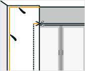 Am Fenster tapezieren Wenn das Fenster gleich neben einer Wand sitzt, machst Du dir mit Bleistift und Wasserwaage eine Markierung 95#cm von der Ecke