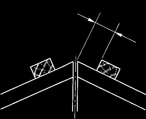 MetallRoll, können verwendet werden Systemkomponenten Oberen Dachlattenabstand (LAF) am First festlegen Obere Dachlatten im vorgegebenen Abstand (LAF) vom Firstscheitelpunkt anbringen.