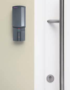 Individuelle Öffnungsund Sicherheitsvarianten E-Öffner (ohne Abbildung) Mit der elektrischen Öffnerfalle können Sie Ihre Tür einfach über einen Schalter im Haus öffnen. Alternativ können Sie z. B.
