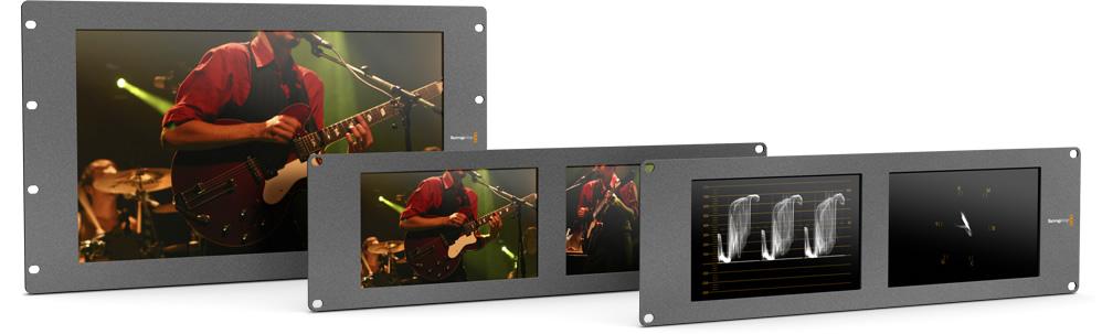 SmartView Duo verfügt über zwei voneinander unabhängige 8"-Displays in einem 3-HE-Design, was einer Tiefe von ca. 2,5 cm entspricht.