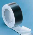 Dicke: 30-50 µ BLACK ALU TAPE Schwarzes Decklaschen-Klebeband aus Aluminium Klebeband aus 30μ, reinem Aluminium glatte