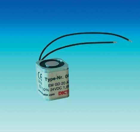 Haftmagnete Haftmagnete 20 mm mit freien Litzen, ohne Abdruckstift DICTATOR Haftmagnete sind universell einsetzbar.