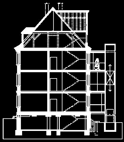 Effizienzhaus 100 (EnEV 2009) Dach,- und Kellerdeckendämmung WDVS 20 cm zum Hof, Innendämmung zur Straße