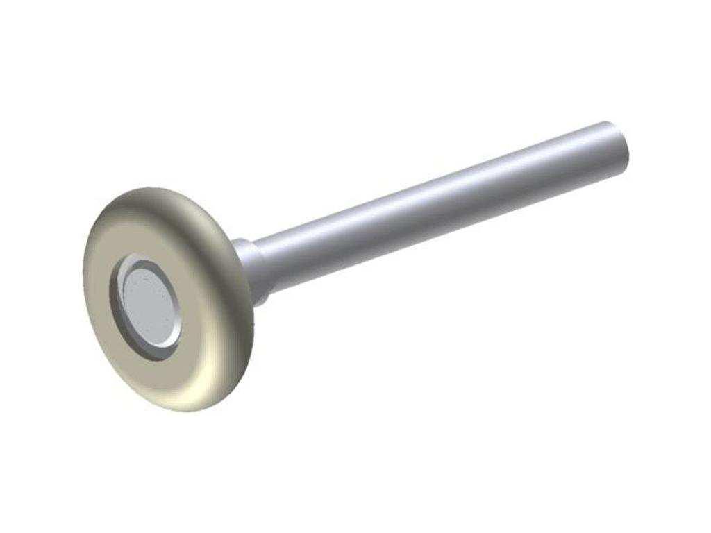 10 mm, L=102,5 mm Anwendung bei Easy Click 70 und 70 Reno. 314.3212 Stück Laufrolle für Garagen- und Industrietore, Welle 11 mm.