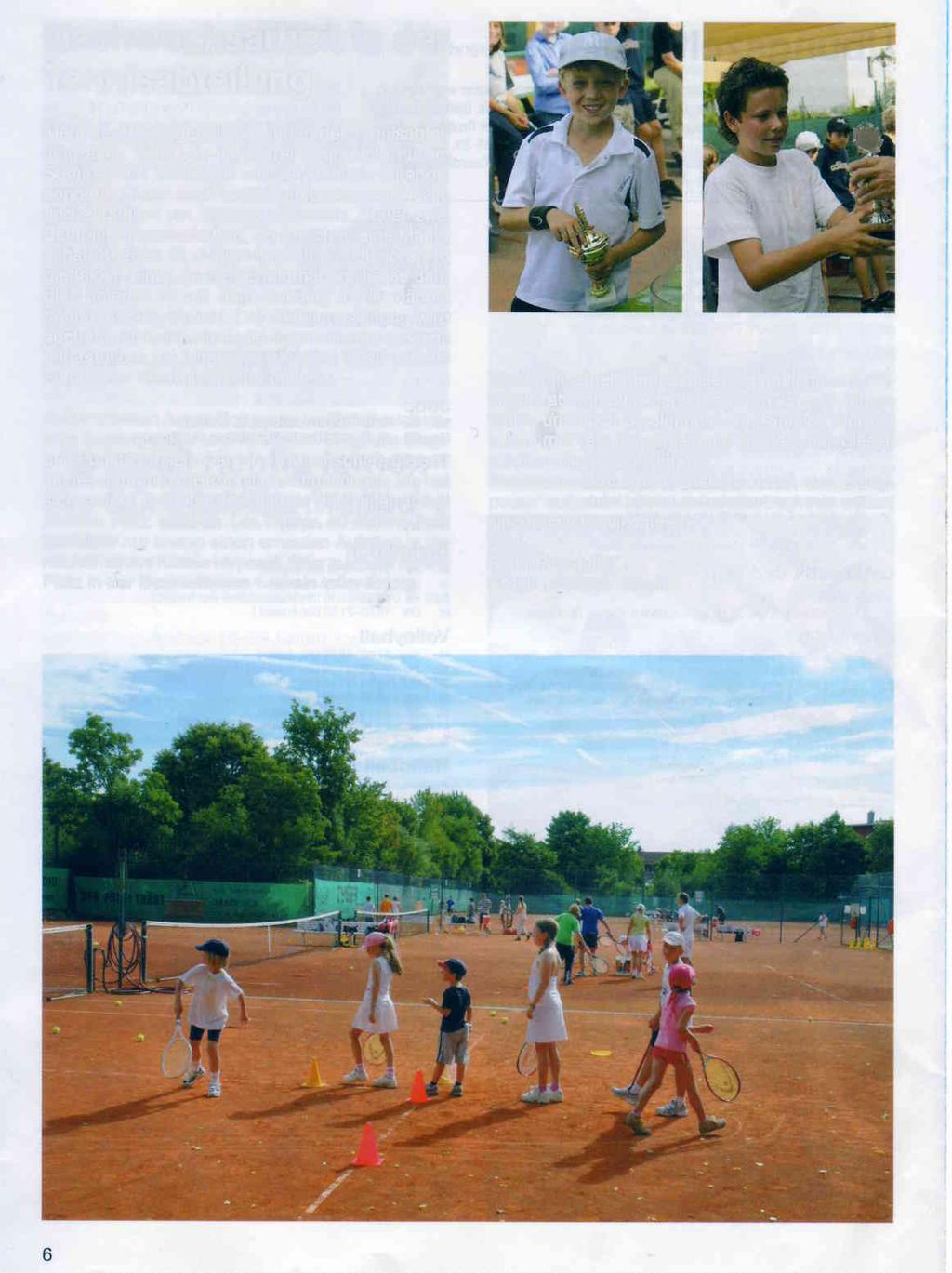 Nachwuchsarbeit in der Tennisabteilung Mehr als 100 Jugendliche sind in der Tennisabteilung aktiv.