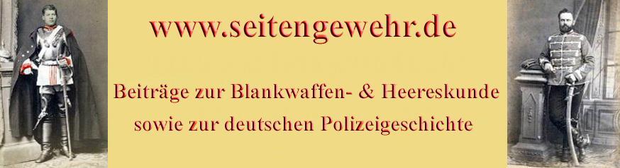 Beiträge Rolf Selzer in der Zeitschrift für Heereskunde 1) Die Bewaffnung der preußischen Portepee-Unteroffiziere mit Offizier- Seitengewehren ( ab 1822 ) Selzer, R.