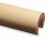 Holzhandläufe, rund - In Längen à 2,50m - Nut: 24 x 24 mm
