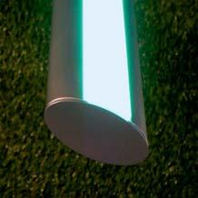 2-reihig Lichtfarbe CCT 2600, 2700, 3000, 4000, 5000 Kelvin oder in RGB (rot, grün, blau), Schutzklasse 1 Länge A LED588232080200 2000 mm 110 A = 2000 als einzelne Leuchte max.