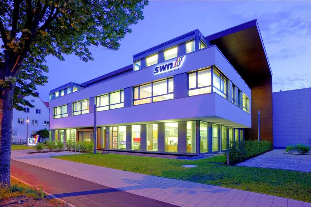 Netto-Plus-Energie-Verwaltungsgebäude der Stadtwerke Neumarkt Das