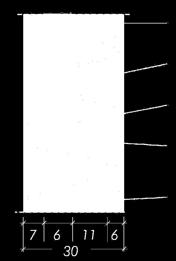 Wandaufbau mit Gitterträgern Innenschale schalungsglatt 6-8 cm Ortbetonergänzung 10-25 cm Gitterträger Dämmung 6-20 cm Außenschale
