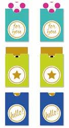 Sticker Tags - "made with love"
