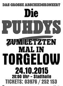 2015 Stadthalle Torgelow 20:00 Uhr (Einlass: 19:00 Uhr) HALBZEIT - Comedy-Show mit Markus Maria Profitlich ( Mensch Markus ) VVK: 28,75 19.09.
