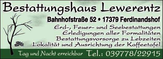 26 Amtliches Bekanntmachungsblatt des Amtes Torgelow-Ferdinandshof Nr.