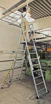 Steigleitern ortsfest & sicher Steigleitern zur ortsfesten Montage sind die sichere und montagefreundliche Lösung für alle Aufstiege an Gebäuden und Maschinenanlagen.