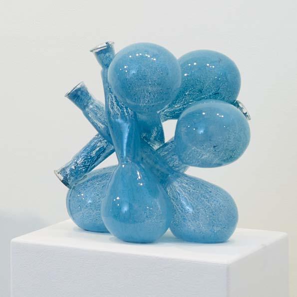 Organic Chemistry Blue Sculpture Laboratory glass, glass color,