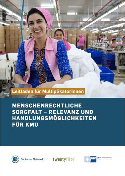 Leitfaden für MultiplikatorInnen Weiterhin wurden in einem halbtägigen Multiplikatoren- Training in Kooperation mit der Industrie- und Handelskammer Bayern, der Arbeitsgemeinschaft der bayrischen