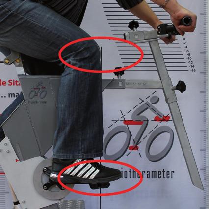 Rückenwinkel Auf dem Diagrammbanner sehen Sie den Rückenwinkel, für welchen Radtyp, ob sportlich, komfortabel oder moderat.