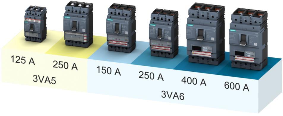 Erweiterung der Kompaktleistungsschalter-Reihe 3VA für den Einsatz bei global agierenden OEM`s Kompaktleistungsschalter 3VA mit 800A und 1000A Kompaktleistungsschalter 3VA für