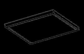 Panelrahmen weiß für 620QA/620QA HL 02501105 Panelrahmen silber für 620QA/620QA HL 02501100 Panelrahmen weiß für 300QA 02501101 Panelrahmen silber für 300QA ** *** 1.