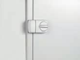 Die attraktive Ergänzung der Eingangstür 7510 Bohrschablone Tür-Zusatzschloss für Eingangstüren mit schmalen Rahmenprofilen Für Falzstärken von 0 bis