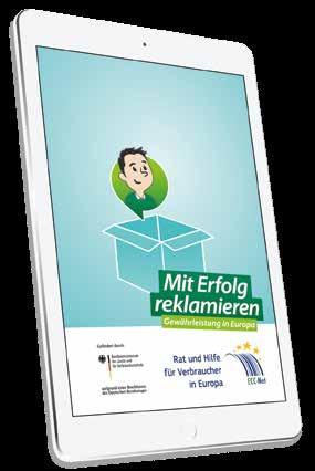 Die kostenlosen Apps des Europäischen 28 Verbraucherzentrums Deutschland Verbraucher informieren Mit Erfolg reklamieren Neue App Mit Erfolg reklamieren hilft bei Käufen im EU-Ausland Die neue App Mit