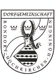 DORFGEMEINSCHAFT RONDORF-HOCHKIRCHEN-HÖNINGEN SATZUNG (Neufassung 09.