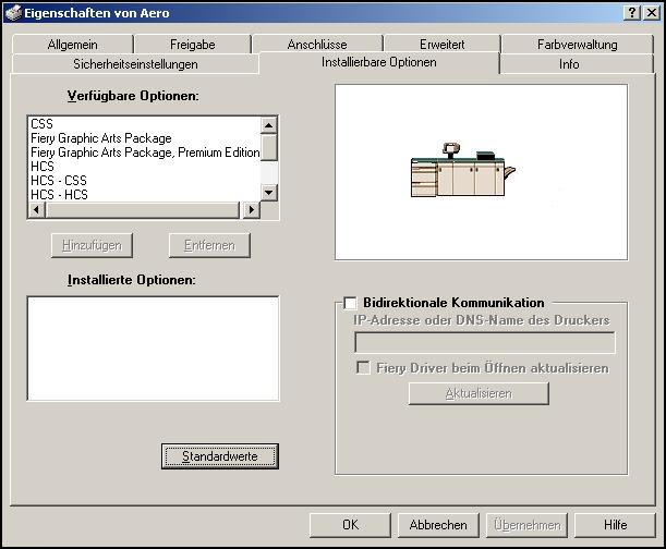 KONFIGURIEREN DER INSTALLIERBAREN OPTIONEN 26 OPTIONEN MANUELL KONFIGURIEREN 1 Windows 2000: Klicken Sie auf Start, wählen Sie Einstellungen und klicken Sie auf Drucker.