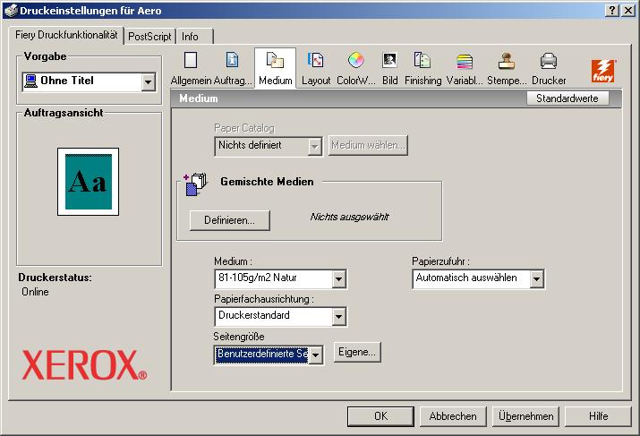DRUCKEN 58 EIGENE SEITENGRÖSSE IM DRUCKERTREIBER FÜR WINDOWS FESTLEGEN 1 Windows 2000: Klicken Sie auf Start, wählen Sie Einstellungen und klicken Sie auf Drucker.