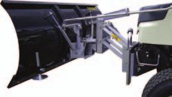 Montage Compact Schnellwechselsystem > Montagesystem mit seitlichen Federbügeln und Splintsicherungen Frontkehrmaschine FKM-120 120 cm Arbeitsbreite, zentrale stufenlose Höhenverstellung
