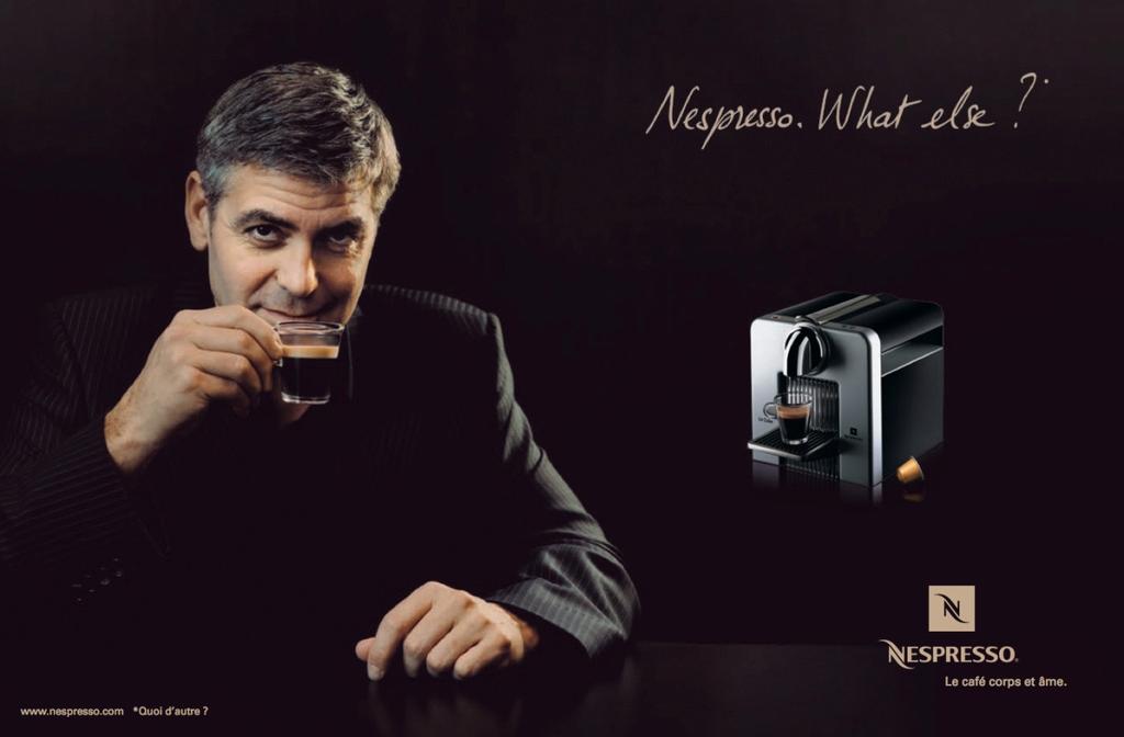 Abb. 11: Beispiel Testimonialwerbung George Clooney für Nespresso Quelle: http://www.nespresso.com Der Einsatz von Celebrities als Testimonials erwies sich als problematisch.