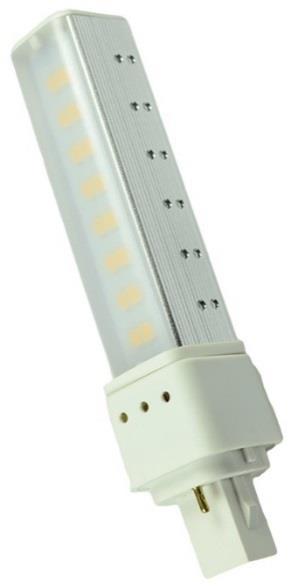 LED G24 Diese LED G24 Leuchtmittel sind KVG kompatibel und passen in vorhandene Fassungen. Sie sind sehr hell, langlebig und in neutral oder warmweiß erhältlich.