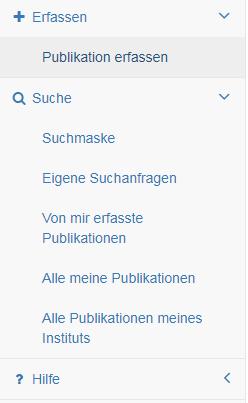 wurden. Alle meine Publikationen Sie erhalten alle Publikationen, bei welchen Ihr Name als Verfasser eingetragen ist. (Suche nach Mustermann, Max oder Mustermann, M ).