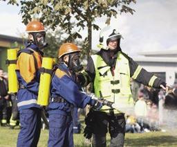 Die Jugendlichen bewiesen an 14 Stationen ihr feuerwehrtechnisches Wissen und handwerkliches Können.