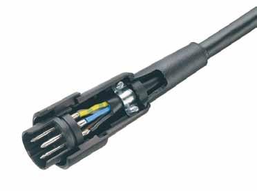 ufbau des Steckverbinders: onstruction of the connector: abelstecker ale cable connector ajonett - - - / -US