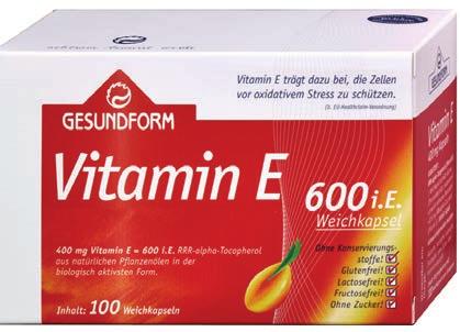 Die am häufigsten vorkommenden Vitamin-E-Formen werden Tocopherole und Tocotrienole genannt.