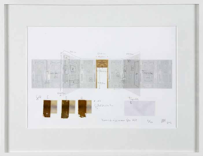 Bernsteinzimmer Galerie-Edition 2012, 35,3 x 45,7 (gerahmt), (Blattmaß ca.